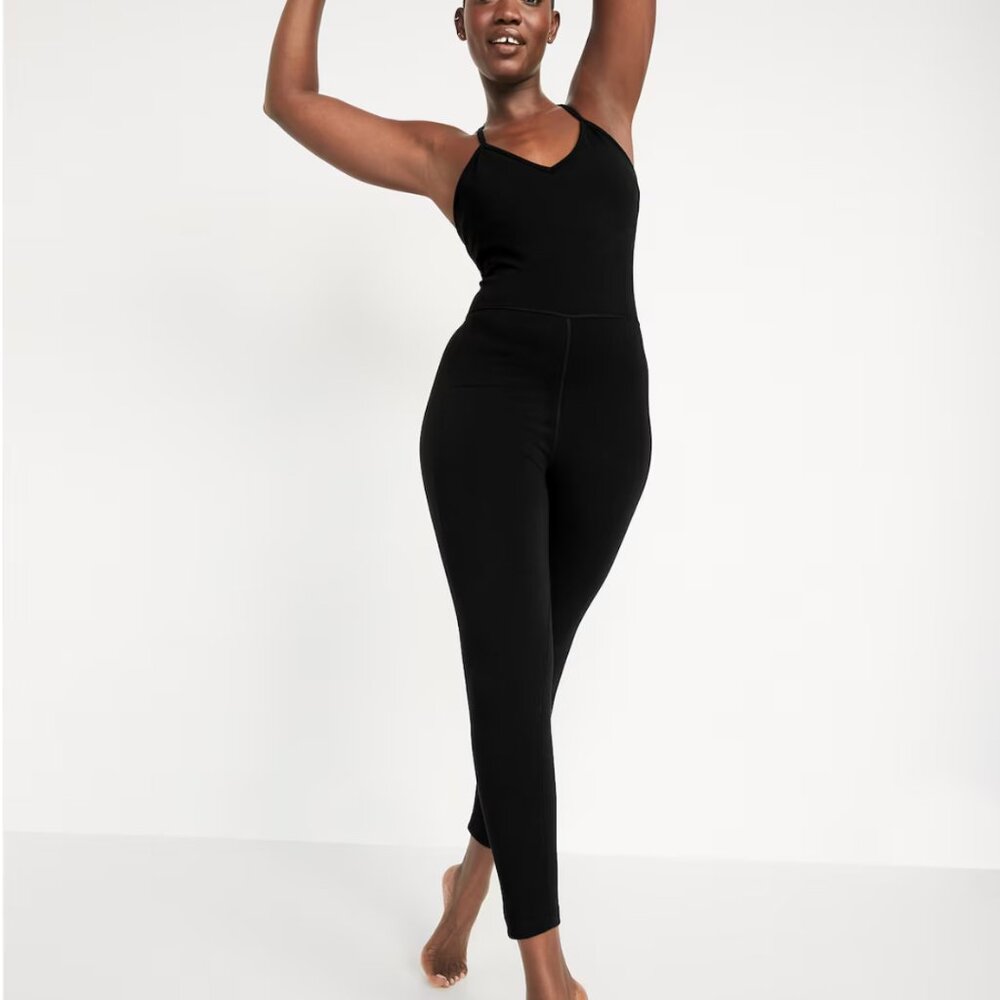 🎀Old Navy Active PowerChill Cami Bodysuit - Blue